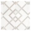 Easton | White Whisp Dolomiti Honed - Linear Ice Polished | Unique Mosaic Tile - Marble