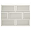 3" x 6" Cuadrado Tile | Grey Rock - Gloss | Stuccio Ceramic Collection