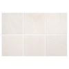 4" x 4" Square | Ivory - Natural Rectified | Archires Porcelain Mosaic Collection