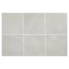 4" x 4" Square | Grey - Natural Rectified | Archires Porcelain Mosaic Collection