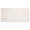 1" x 4" Stacked | Playa - Matte Rectified | Linecoast Porcelain Mosaic Collection