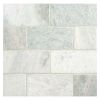 3" x 6" Marble Tile | Ming Green - Tumbled | Stone Tile Collection