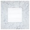 Delano Solid | White Whisp Dolomiti - Carrara Claro Light | Art of Deco Marble Tile