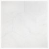 12" Hexagon Marble Tile | White Blossom Ultra Premium - Honed | Stone Tile Collection