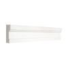 12" x 2-1/8" Architectural Chair Rail | White Whisp Dolomiti Ultra Premium - Honed| Stone Molding Collection