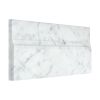 12" x 5" Base Molding |  Carrara Claro Light - Honed | Stone Molding Collection