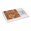 5/8" x 5/8" Square | Orion Red - Polished & Filled | Travertine Mosaic Tile