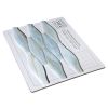 1-1/4" x 4-7/8" Toko Mosaic | Luce - Perla | Ajete Glass Collection