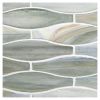 1-1/4" x 4-7/8" Toko Mosaic | Pianso - Perla | Ajete Glass Collection