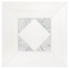 Delano Solid Ehysquare | White Whisp Dolomiti - Carrara Claro Light - Honed | Art of Deco Solid