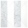 Streamline Moderne Solid | White Whisp Dolomiti - Carrara Claro Light | Art of Deco Marble Tile