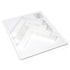 1" x 4" Herringbone | White Blossom Ultra Premium - Honed | Marble Mosaic Tile