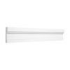12" x 2-1/8" Architectural Chair Rail | Thassos - Honed | Stone Molding Collection