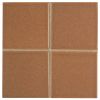 3" x 3" Field Tile | Gingerwood - Matte | McIntones Ceramics