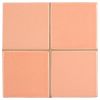 3" x 3" Field Tile | Peach - Matte | McIntones Ceramics