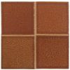 3" x 3" Field Tile | Red Island - Matte | McIntones Ceramics