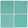 3" x 3" Field Tile | Turquoise - Gloss | McIntones Ceramics