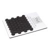 5/8" Mini Hexagon | Black - Matte | Eco Design Glass Mosaics