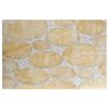 Muna Pattern | Calacatta - Thassos - Honey Onyx - Polished | Marble Mosaic Masterworks Tile