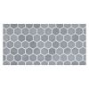 1" Hexagon | Bardiglio - Tumbled | Marble Mosaic Tile