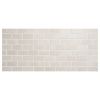 5/8" x 1-1/4" Offset Brick | Crema Macon - Honed | Mosaic Tile