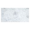 3" Hexagon | Carrara - Honed | Marble Mosaic Tile