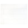 3" x 12" Field Tile | White - Satin | Nori Ceramic Collection
