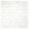 Offset Square 1-1/4" | White Whisp Dolomiti Ultra Premium - Honed | Marble Mosaic