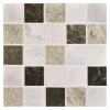 1" x 1" Square | Nizza Blend - Polished & Honed | Marble Mosaic Tile