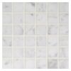 3/4" x 3/4" Square | Bianco Carrara - Polished | Marble Mosaic Tile
