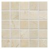 1" x 1" Square | Crema Marfil - Polished | Marble Mosaic Tile