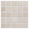 1" x 1" Square | Crema Marfil - Tumbled | Marble Mosaic Tile