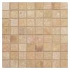 5/8" x 5/8" Square | Ancient Red - Honed | Limestone Mosaic Tile