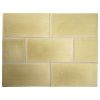 2" x 4" Field Tile | Artichoke - Satin Stained Crackle | Tiepolo Tileworks Ceramic
