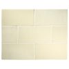 2" x 4" Field Tile | Bone - Gloss | Tiepolo Tileworks Ceramic