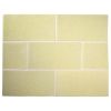 2" x 4" Field Tile | Champagne - Satin Stained Crackle | Tiepolo Tileworks Ceramic