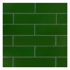 2" x 8" Subway Tile | Lorde Green - Crackle | True Tile Ceramics