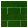 3" x 6" Subway Tile | Lorde Green - Crackle | True Tile Ceramics