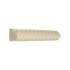 7/8" x 6-1/4" Rope Liner | Sheer Natural - Crackle | Vermeere Ceramic Molding