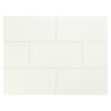 3" x 6" Subway Tile | White - Gloss | Vermeere Ceramics