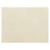 3" x 6" Subway Tile | Dk. Cream - Gloss | Vermeere Ceramics