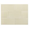 3" x 6" Subway Tile | Linen - Crackle | Vermeere Ceramics