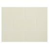 3" x 6" Subway Tile | Cream - Gloss | Vermeere Ceramics