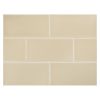 3" x 6" Subway Tile | Oatmeal - Gloss | Vermeere Ceramics