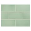 3" x 6" Subway Tile | Apalachian Green - Gloss | Vermeere Ceramics