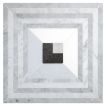 Delano Fieldston mosaic in polished Azul and Gris color.