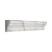 1-3/4" x 12" chair rail molding in polished Carrara marble.