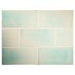 Tiepolo 2" x 4" ceramic field tile in Caribbean with a gloss finish.