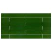 2" x 16" Field Tile | Lorde Green - Crackle | True Tile Ceramics