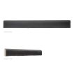 1" x 9" Zollage Bullnose Molding | Gris Tostado - Gloss | True Tile Ceramic